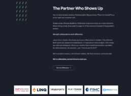 Section 2 of the coResolute Homepage