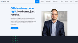 coResolute site and positioning after working with Jon Simmons